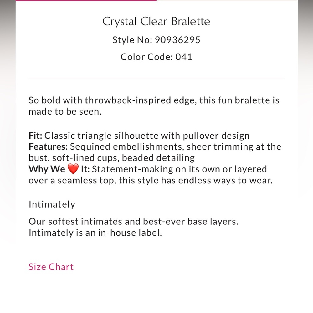 Free People Intimately Crystal Clear Bralette - Picture 10 of 11